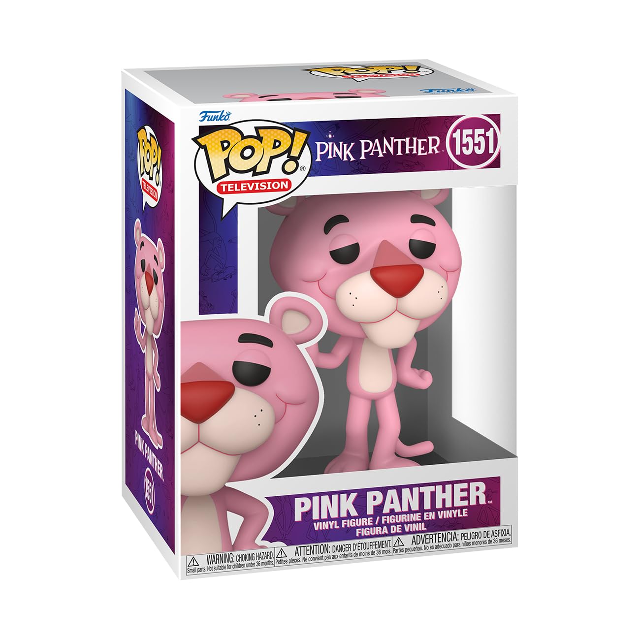 Figura De Vinilo Coleccionable Funko Pop! Televisor Esmalte Pink Panther - Venta Internacional.