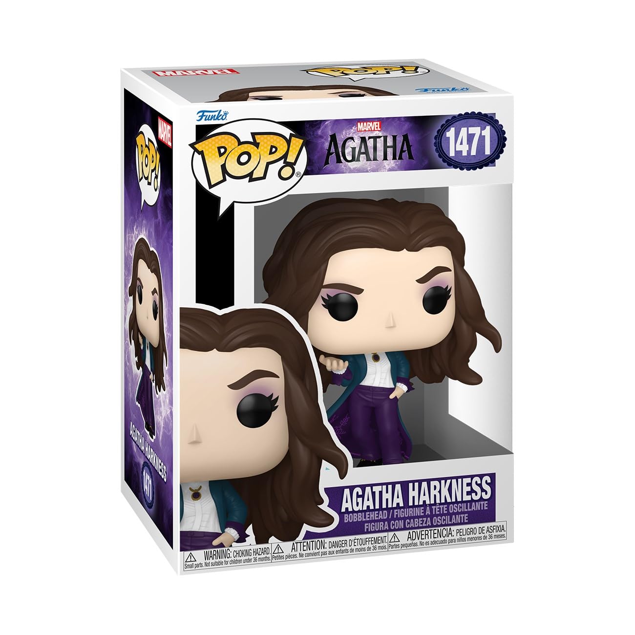 Foto 2 pulgar | Figura De Vinilo Funko Pop Marvel Agatha Harkness Coven Of Chaos - Venta Internacional.