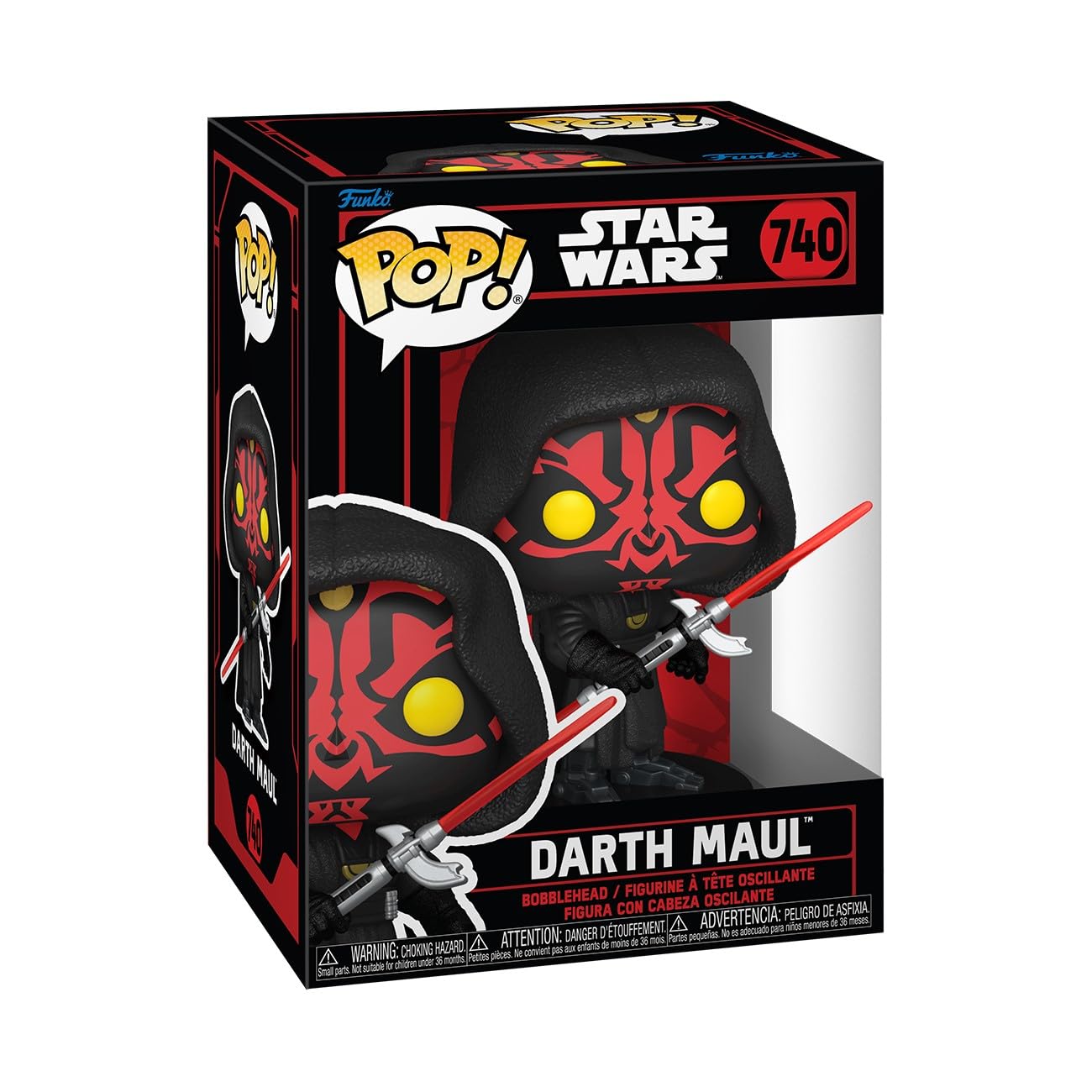 Foto 2 pulgar | Figura De Vinilo Coleccionable Funko Pop! Darth Maul De Star Wars - Venta Internacional.