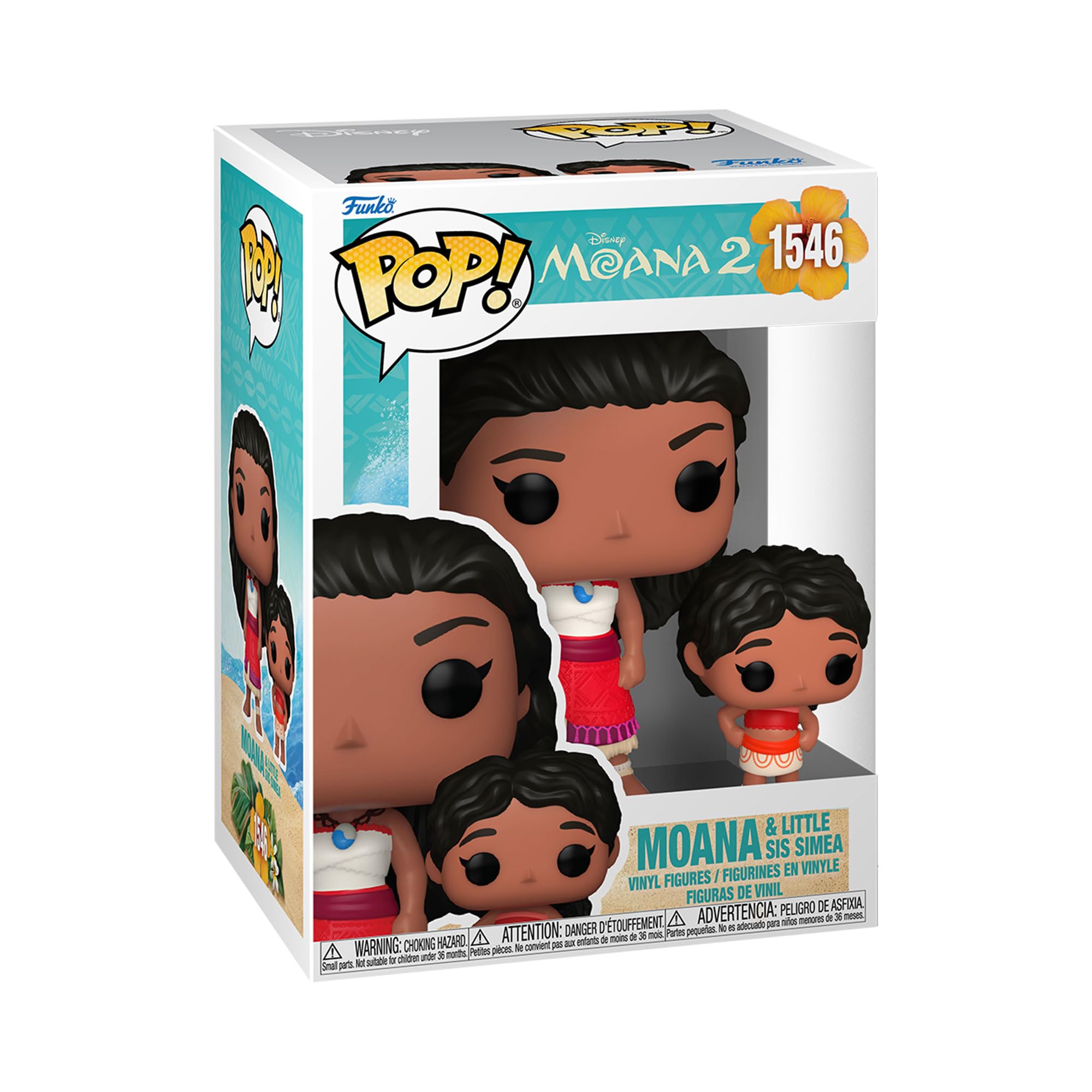 Foto 2 pulgar | Figura De Vinilo Funko Pop & Buddy Moana 2 Moana & Simea - Venta Internacional.