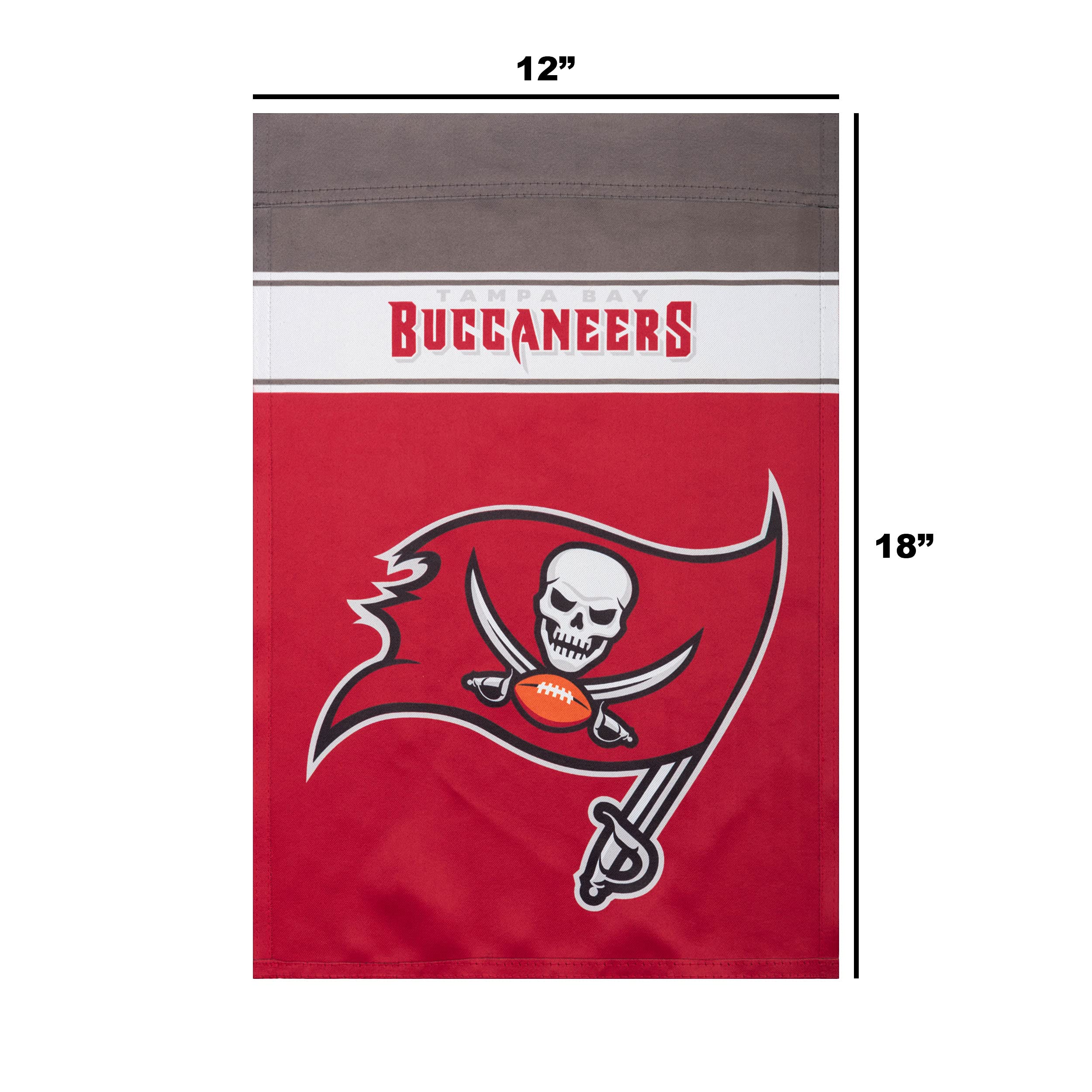 Foto 4 pulgar | Bandera De Jardín Foco Tampa Bay Buccaneers Con Licencia Oficial De La Nfl - Venta Internacional.
