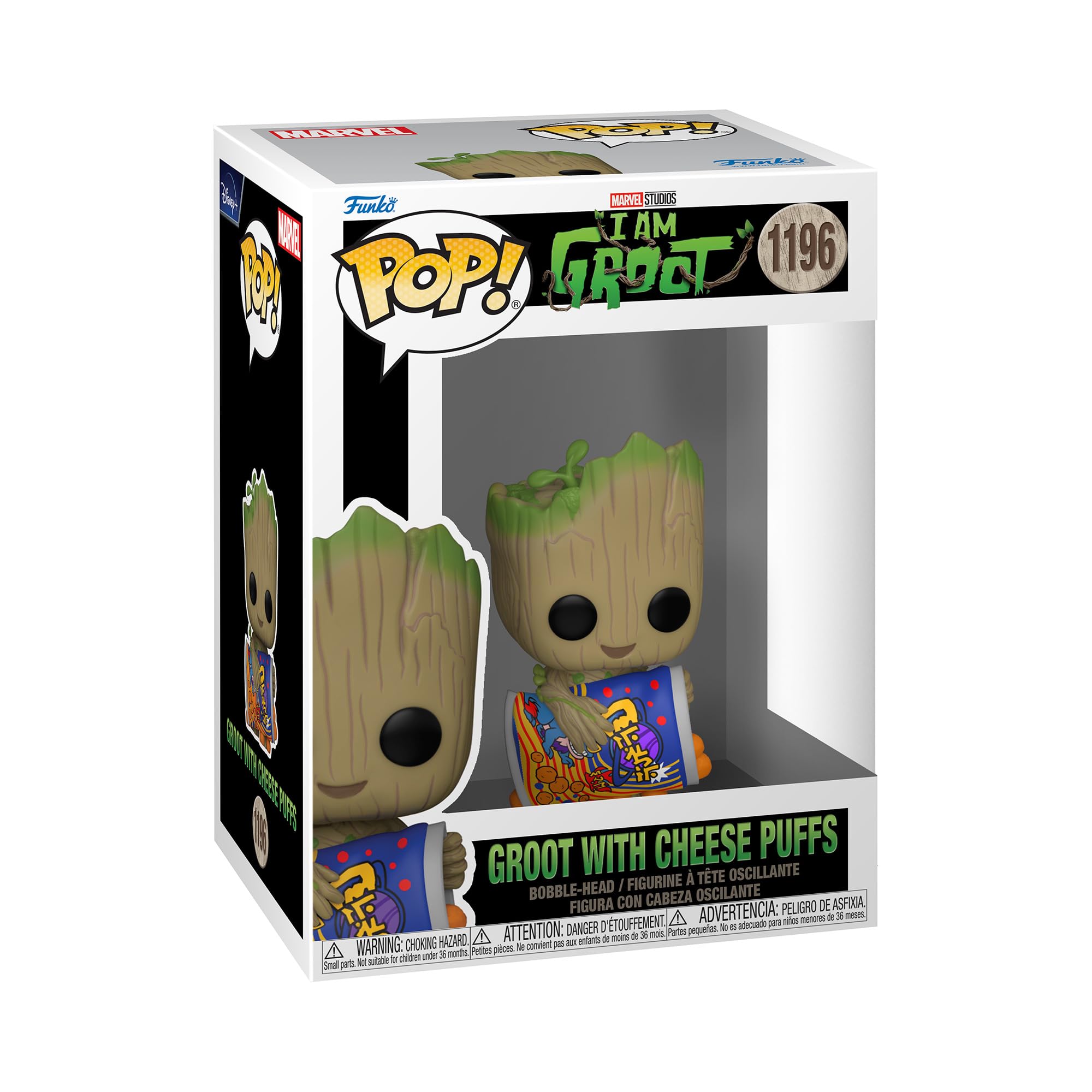 Foto 2 pulgar | Figura De Acción Funko Pop! Marvel I Am Groot Con Bollos De Queso - Venta Internacional.