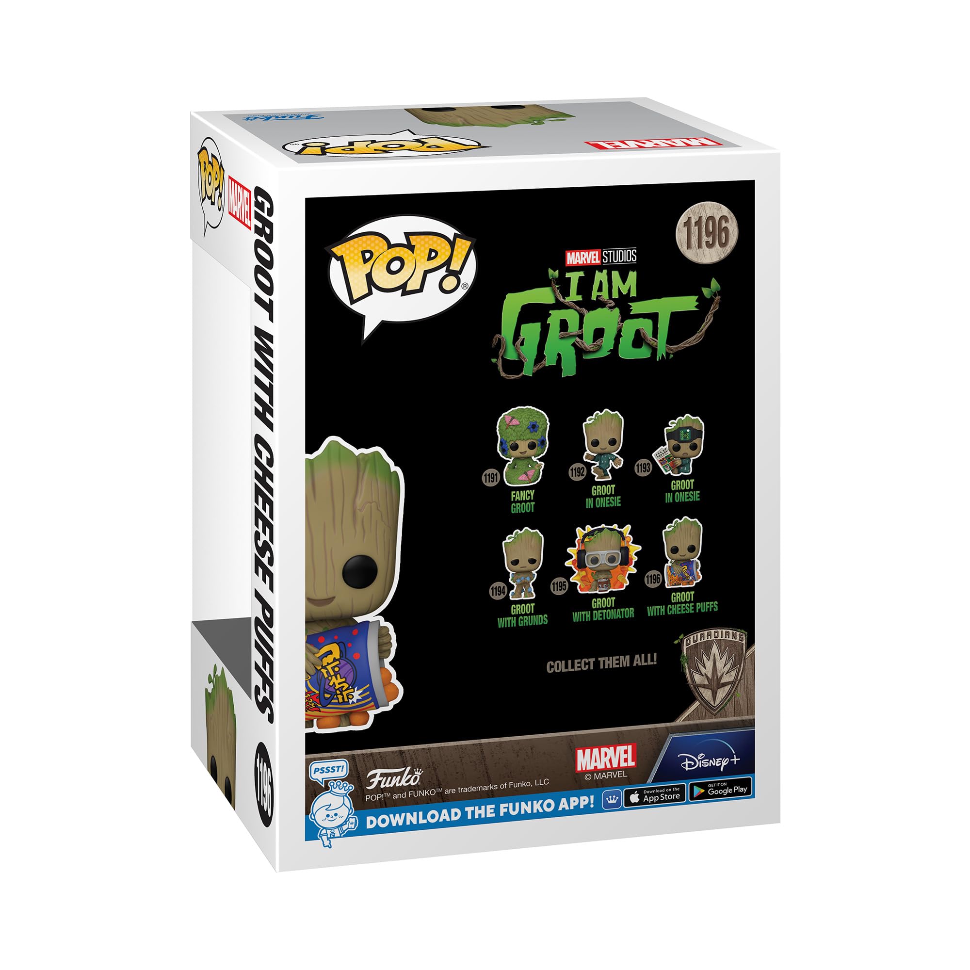 Foto 4 pulgar | Figura De Acción Funko Pop! Marvel I Am Groot Con Bollos De Queso - Venta Internacional.
