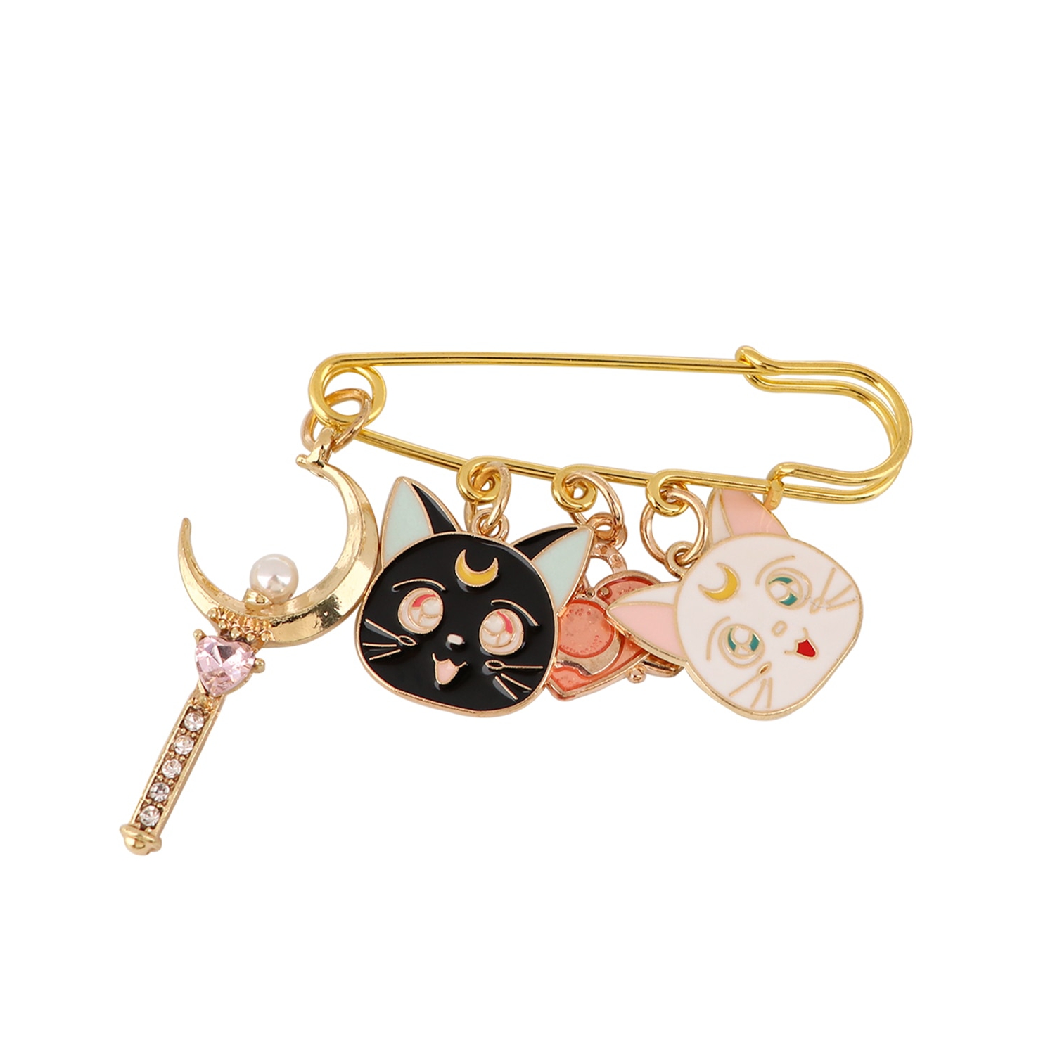 Foto 2 pulgar | Broche Vintage Con Forma De Rosa, Diseño De Sailor Moon Luna, 6 Cm - Venta Internacional.