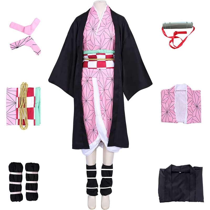Disfraz De Cosplay: Nesuko Kamado, Caza-demonios, Kimetsu No Yaiba - Venta Internacional.