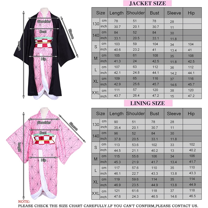 Foto 4 | Disfraz De Cosplay: Nesuko Kamado, Caza-demonios, Kimetsu No Yaiba - Venta Internacional.
