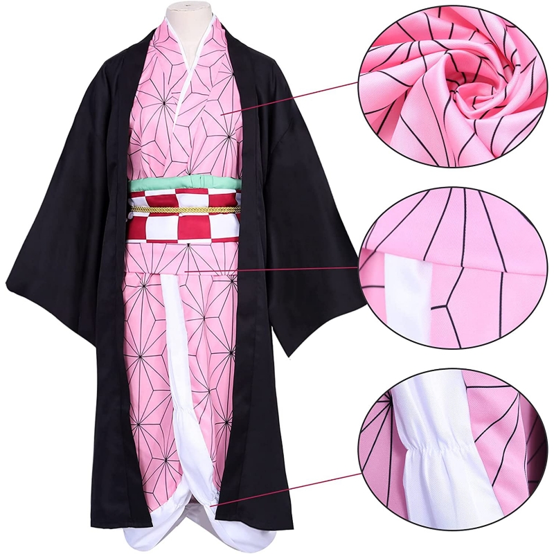 Foto 6 pulgar | Disfraz De Cosplay: Nesuko Kamado, Caza-demonios, Kimetsu No Yaiba - Venta Internacional.