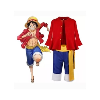 Foto 1 | Disfraz De Cosplay De Monkey Luffy De Una Sola Pieza Para Niños Y Adultos - Venta Internacional.