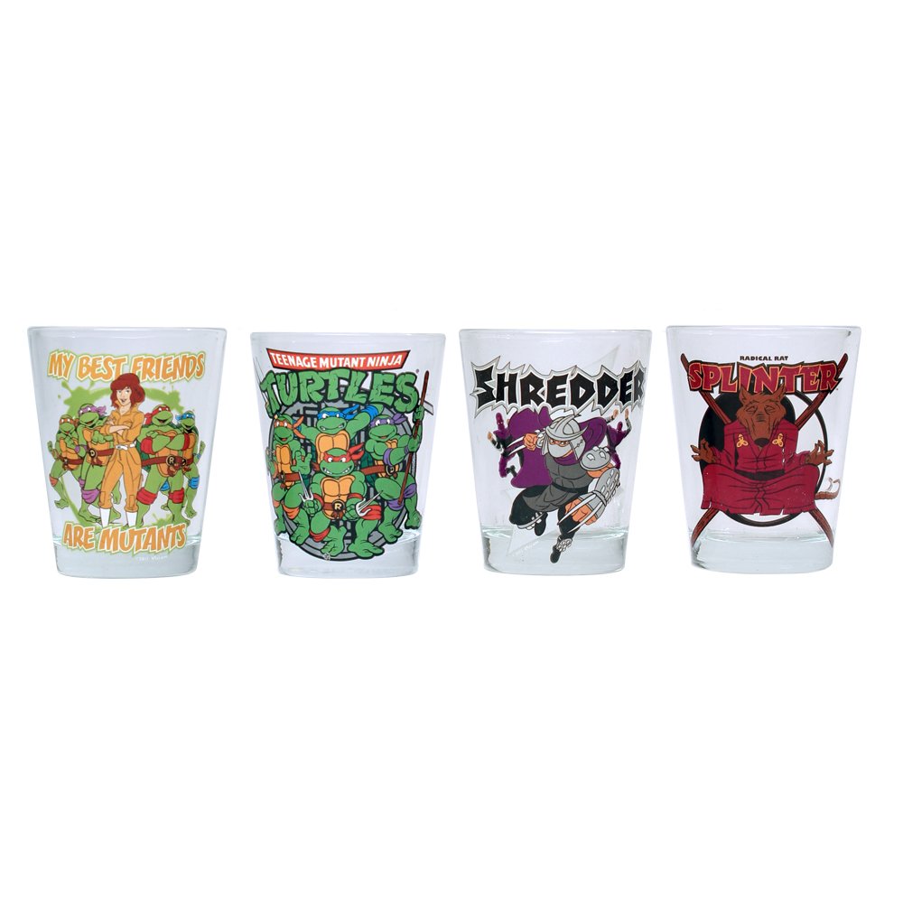 Set De Minivasos Silver Buffalo Teenage Mutant Ninja Turtles - Venta Internacional.