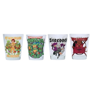 Foto 1 | Set De Minivasos Silver Buffalo Teenage Mutant Ninja Turtles - Venta Internacional.