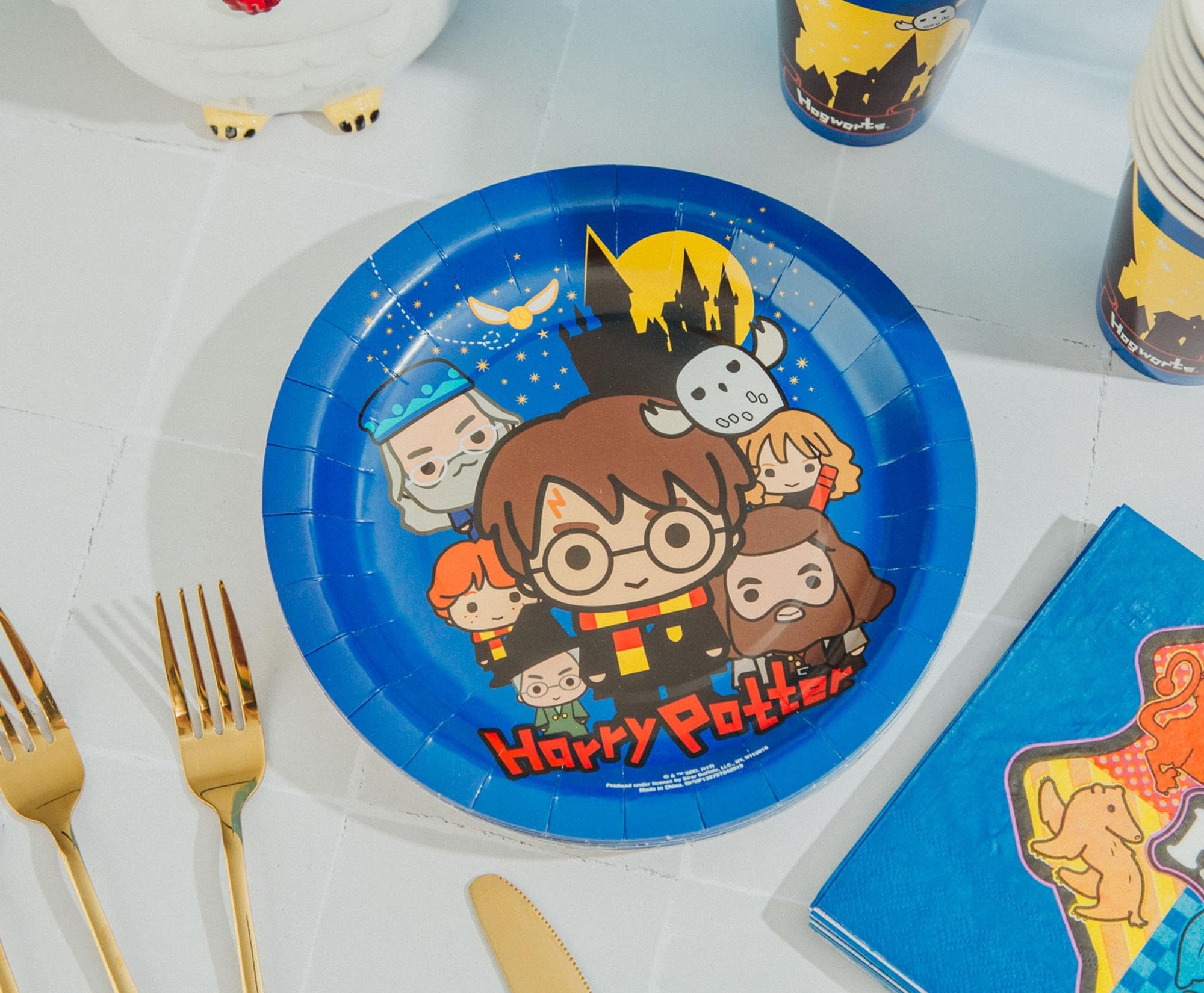 Foto 6 pulgar | Set De Vajilla Silver Buffalo Harry Potter Animated Chibi - Venta Internacional.