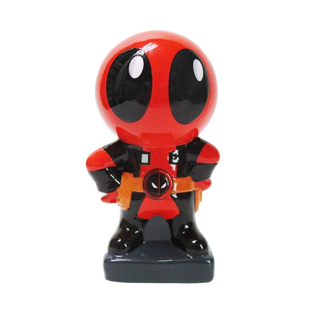 Foto 2 pulgar | Banco De Monedas De Cerámica Silver Buffalo Deadpool Chibi Stance - Venta Internacional.
