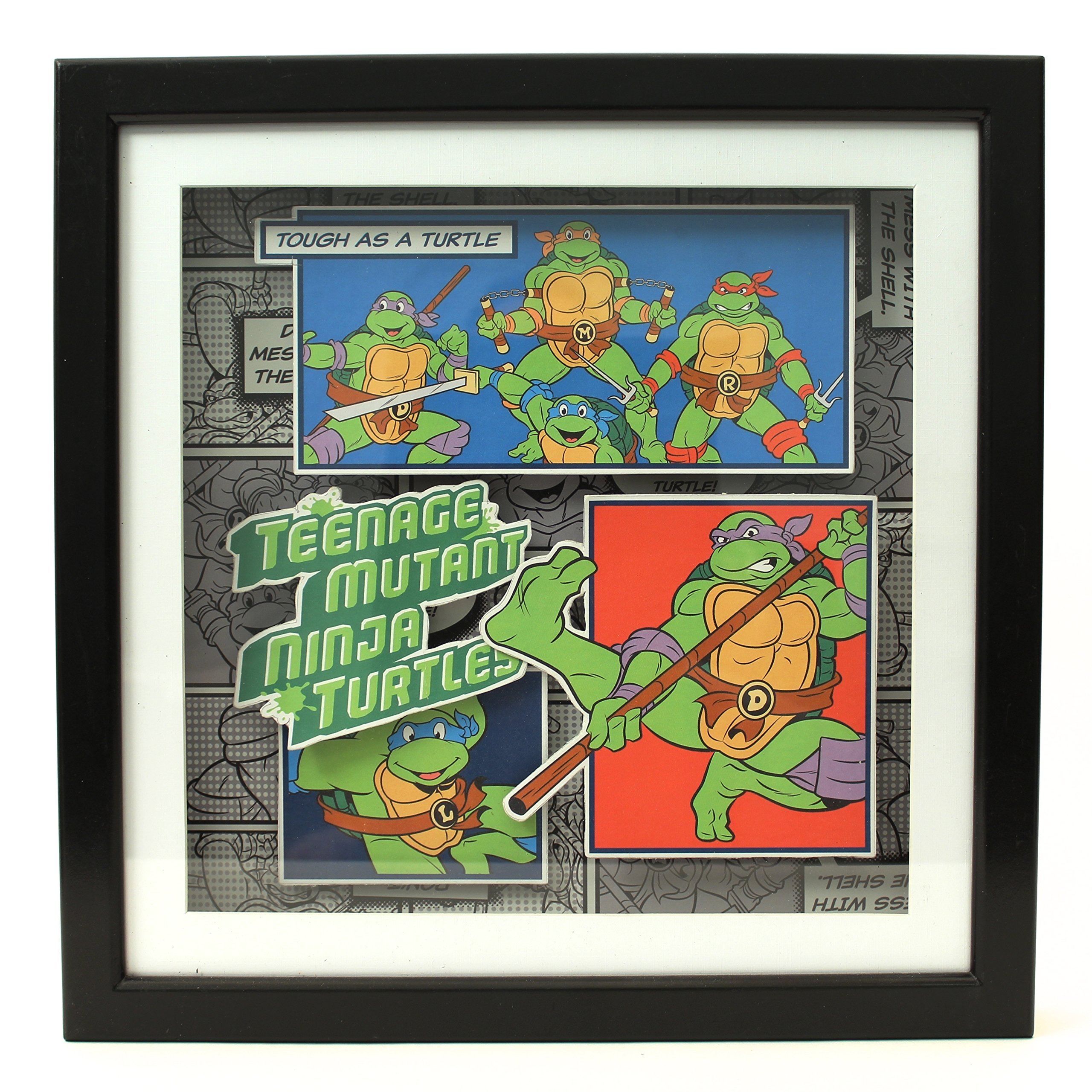 Shadow Box Silver Buffalo Teenage Mutant Ninja Turtles - Venta Internacional.