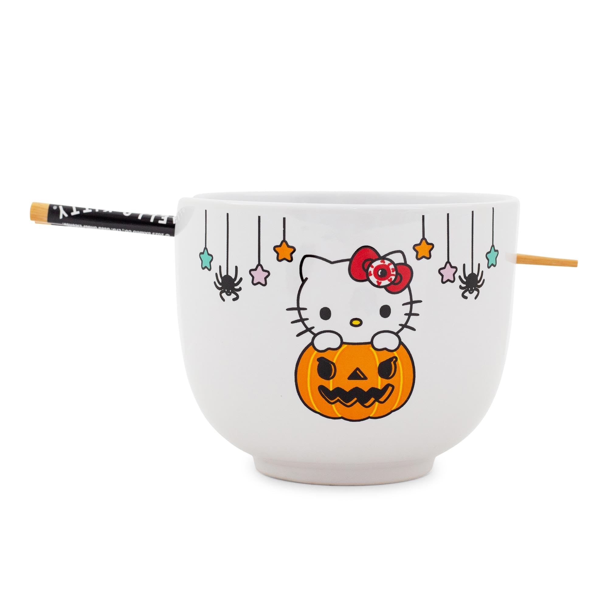 Juego De Vajilla Sanrio Hello Kitty Pumpkin Boo Ramen Ceramic - Venta Internacional.
