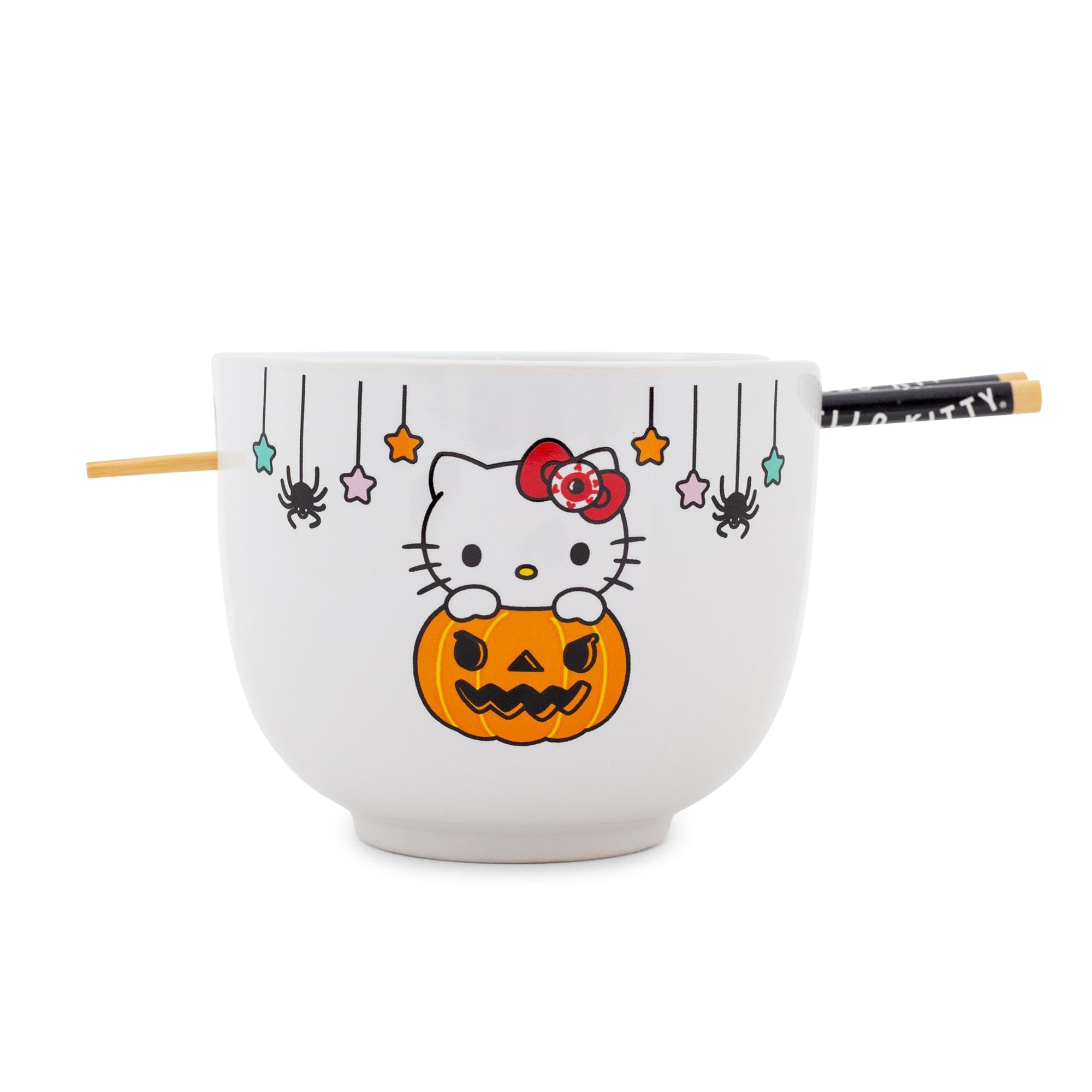 Foto 3 pulgar | Juego De Vajilla Sanrio Hello Kitty Pumpkin Boo Ramen Ceramic - Venta Internacional.