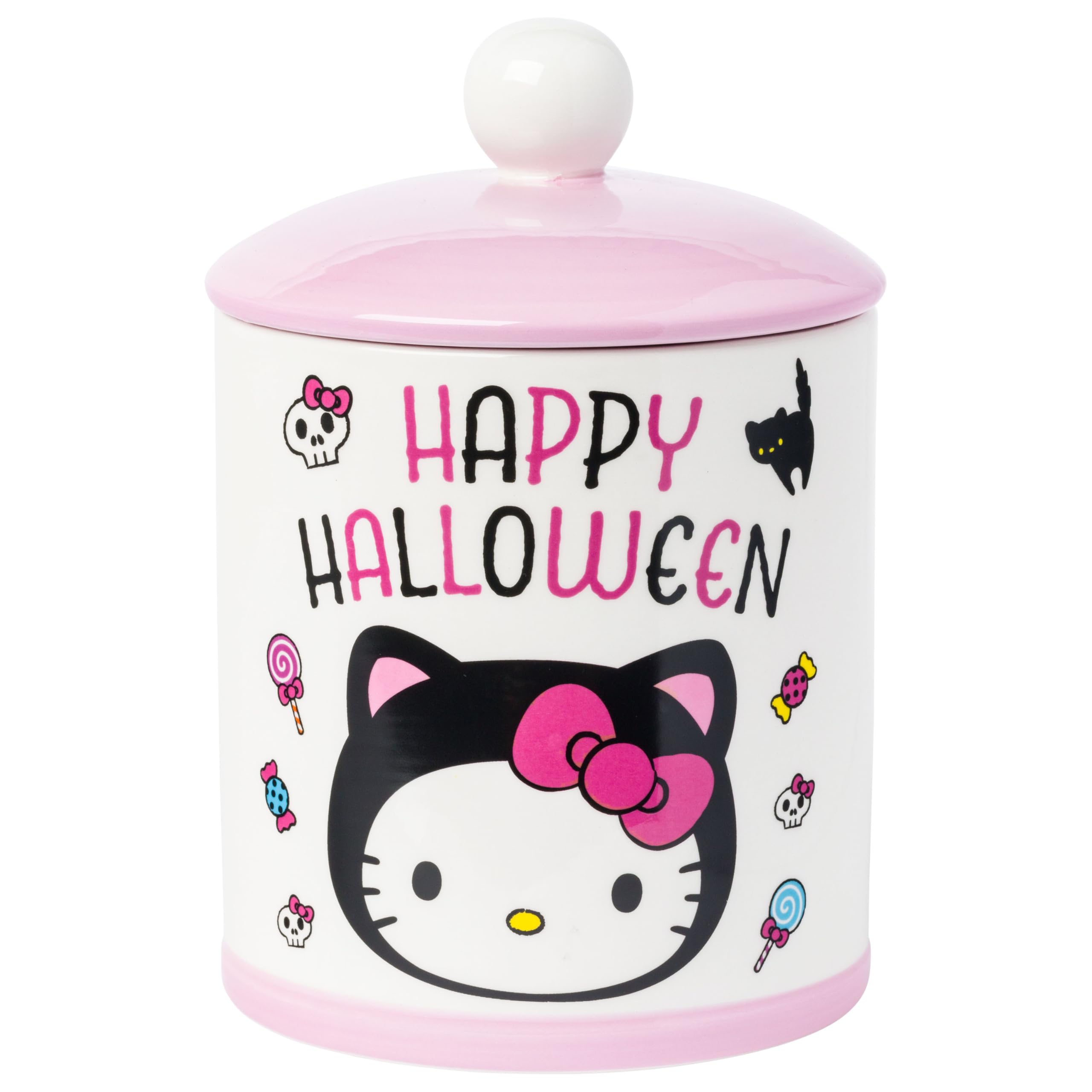Tarro Para Galletas Silver Buffalo Sanrio Hello Kitty Halloween - Venta Internacional.