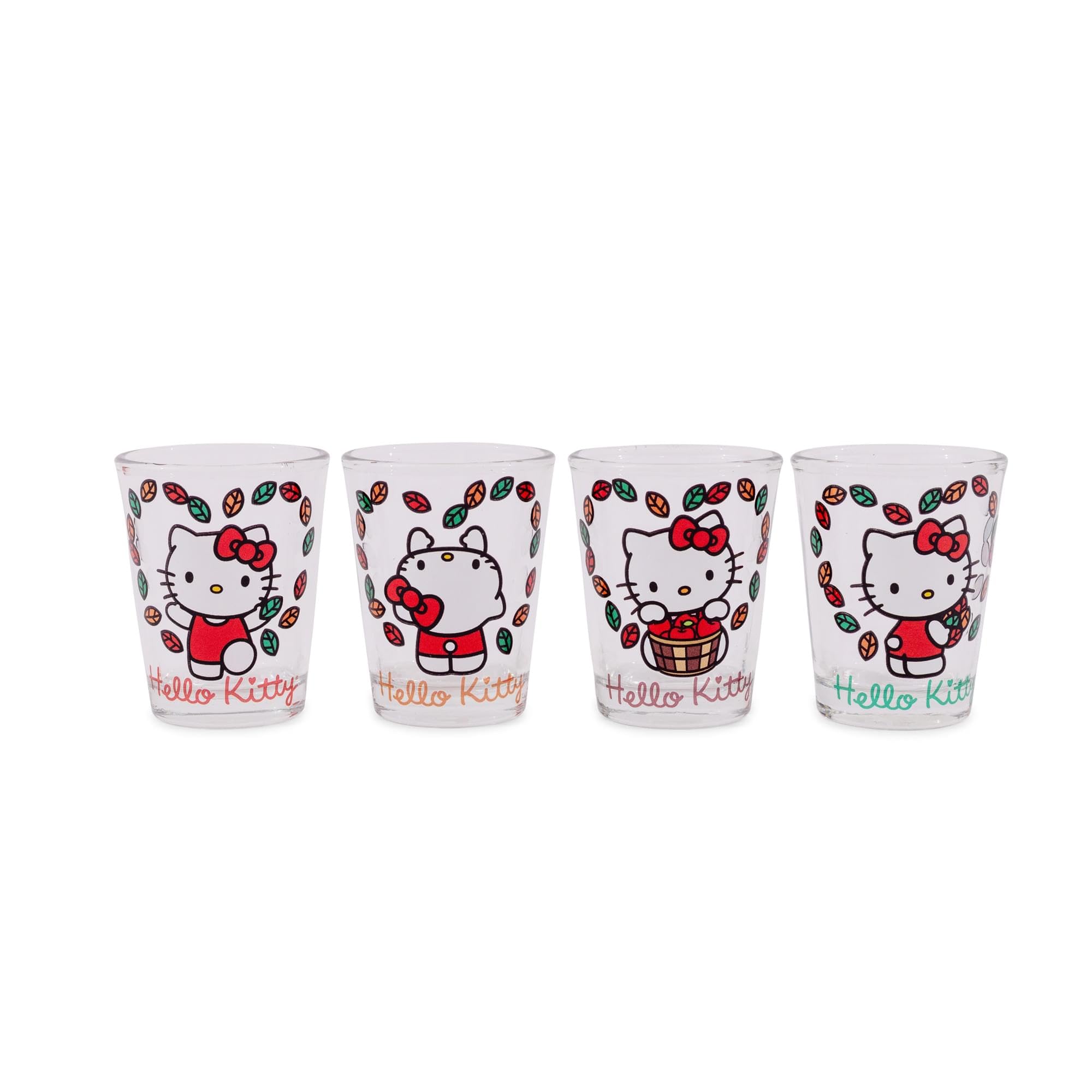 Foto 1 | Set De Minivasos Sanrio Hello Kitty Love Fall, 60 Ml, 4 Unidades - Venta Internacional.