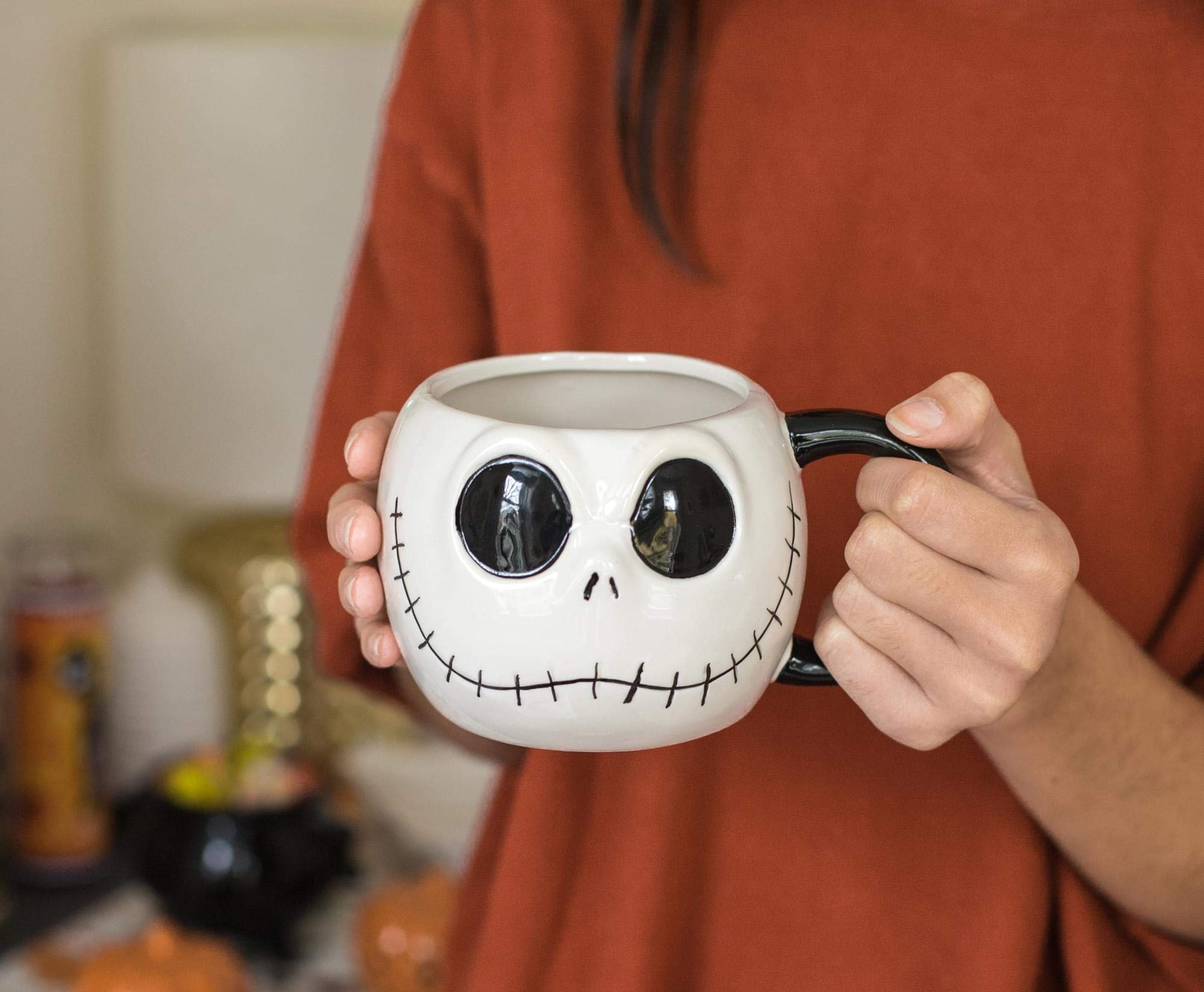 Foto 7 pulgar | Taza De Café Silver Buffalo The Nightmare Before Christmas Jack - Venta Internacional.