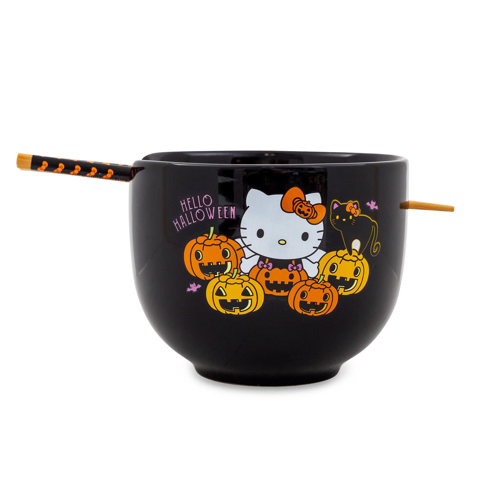 Foto 4 pulgar | Juego De Vajilla Ramen De Cerámica Hello Kitty Sanrio Pumpkins - Venta Internacional.