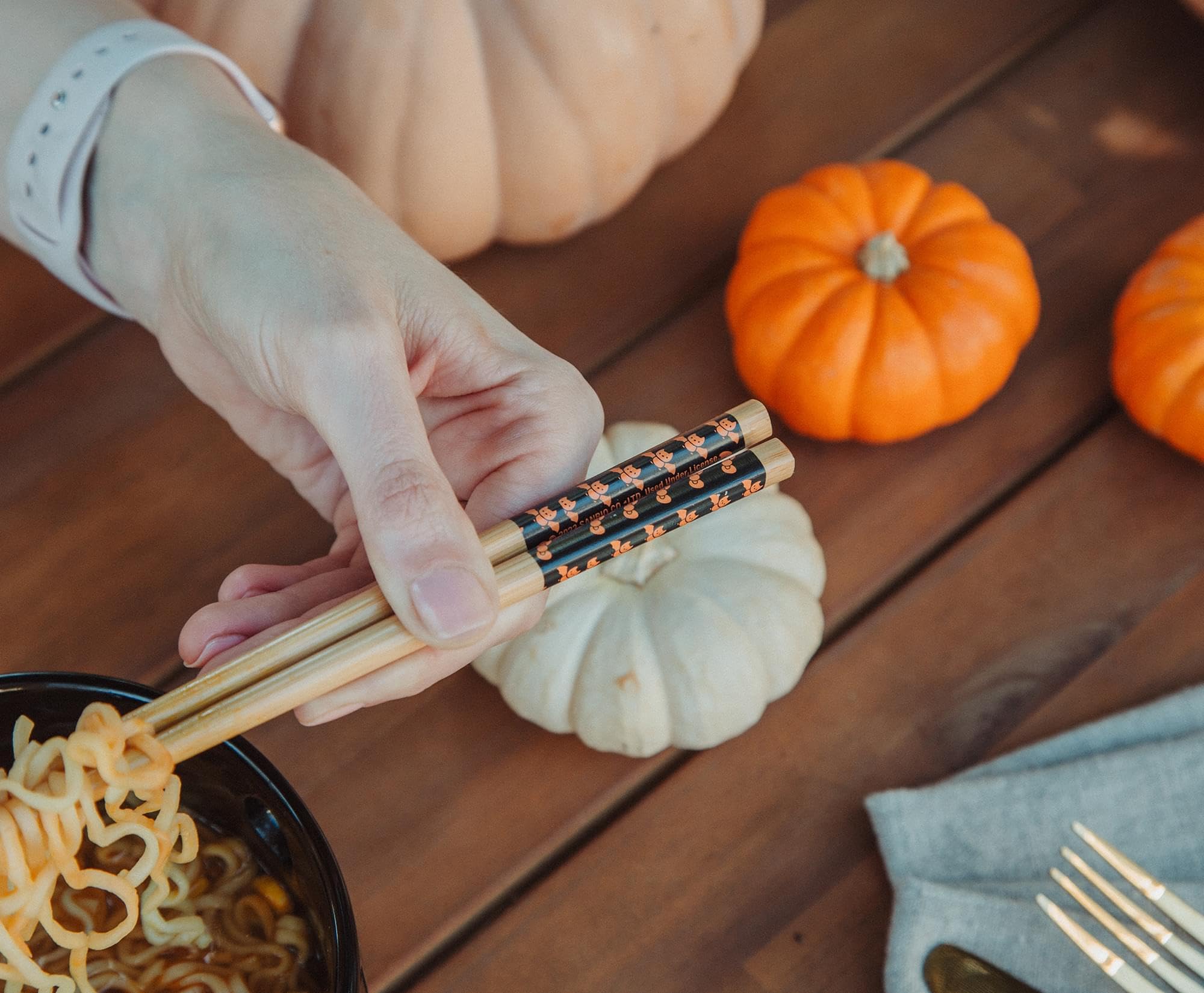 Foto 6 | Juego De Vajilla Ramen De Cerámica Hello Kitty Sanrio Pumpkins - Venta Internacional.