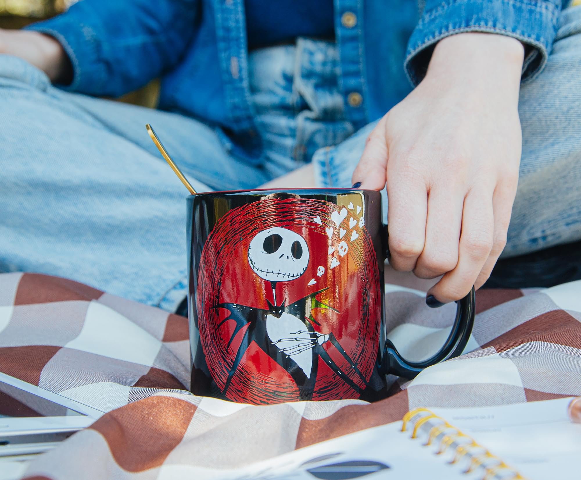 Foto 6 pulgar | Taza Plateada Buffalo Nightmare Before Christmas, 590 Ml Jack - Venta Internacional.
