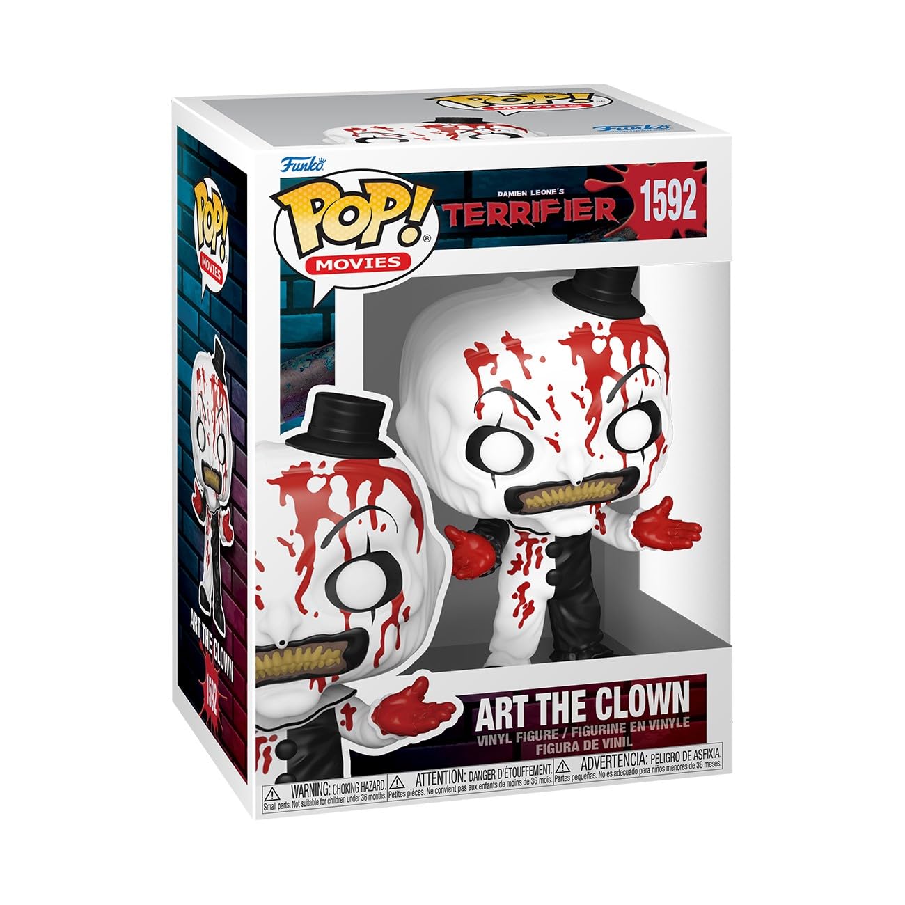 Foto 1 | Figura De Vinilo Funko Pop! Películas: Terrifier Art: The Clown - Venta Internacional.
