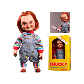 Foto 1 | Child's Play 15'' Mega Scale Sneering Chucky Talking Doll