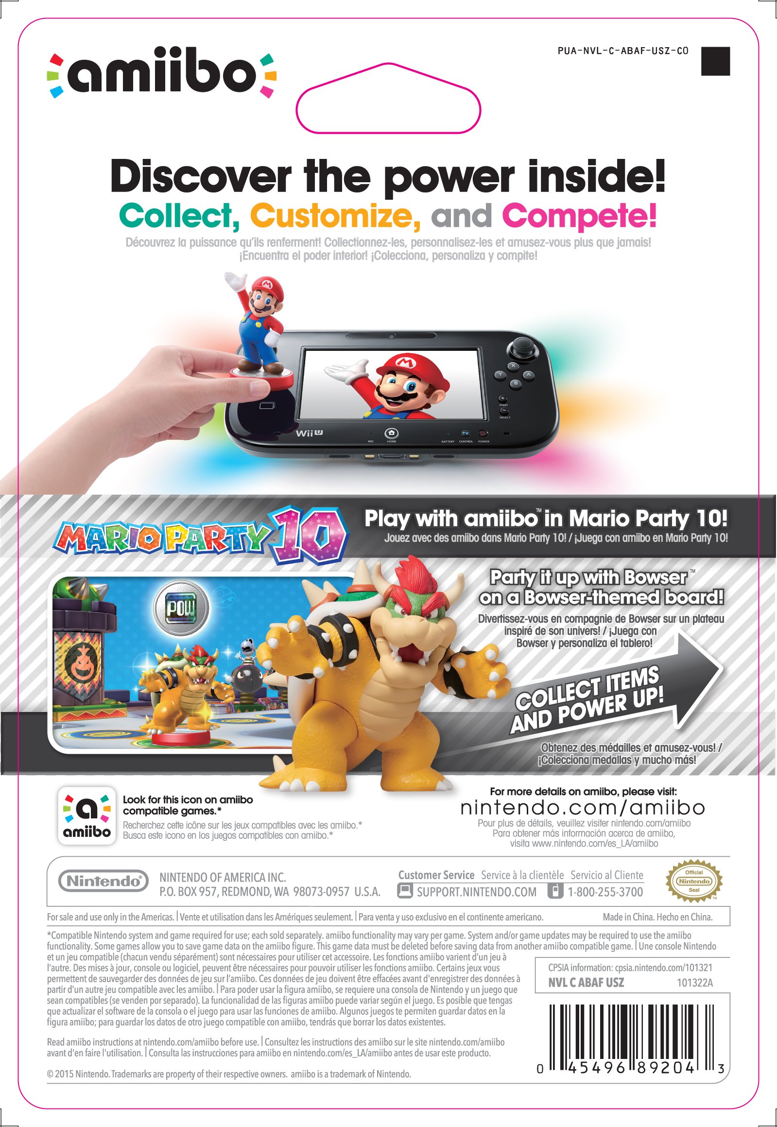 Foto 4 pulgar | Amiibo Bowser Super Mario Bros Serie Nintendo - Venta Internacional.