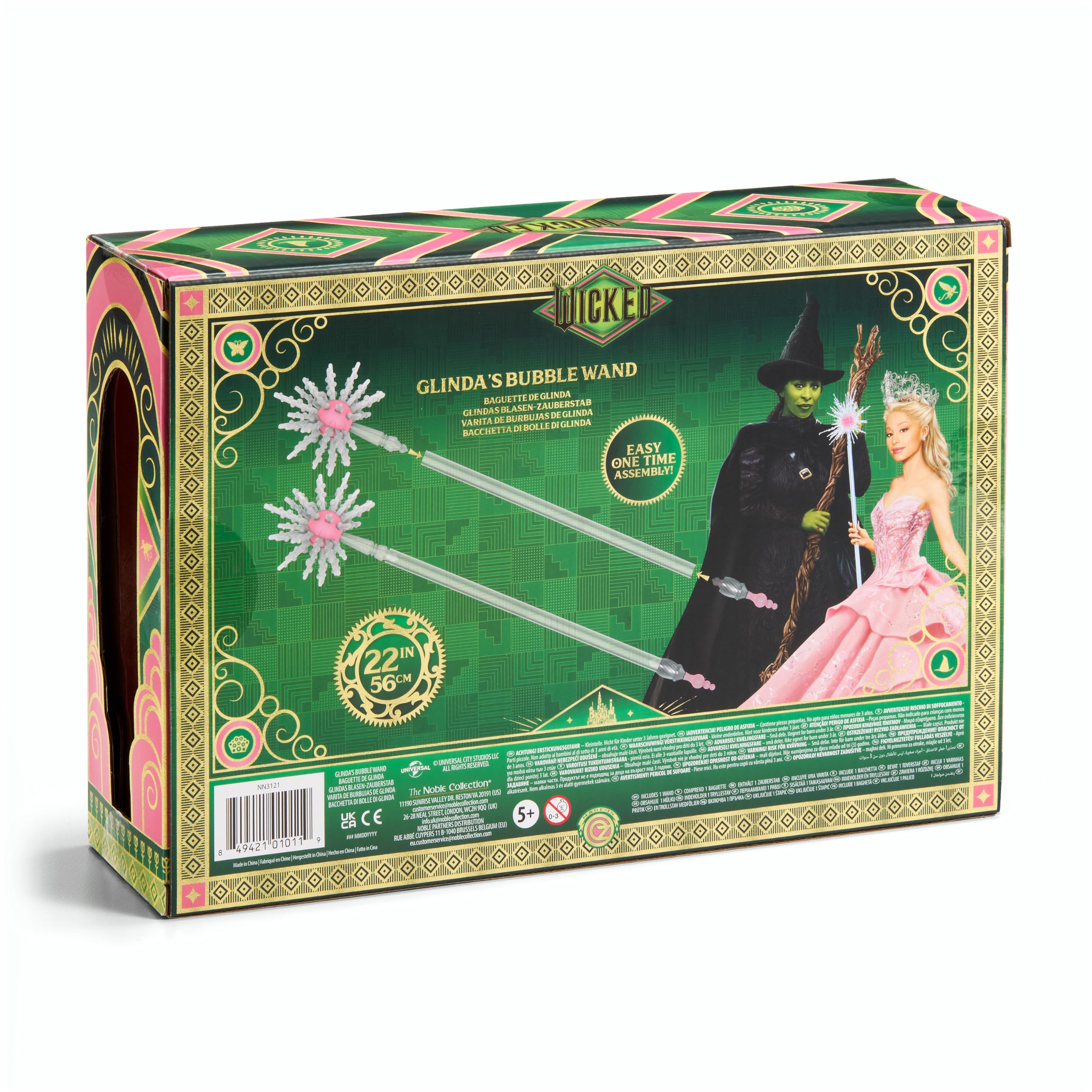 Foto 7 pulgar | Réplica De Bubble Wand The Noble Collection Wicked Glinda - Venta Internacional.