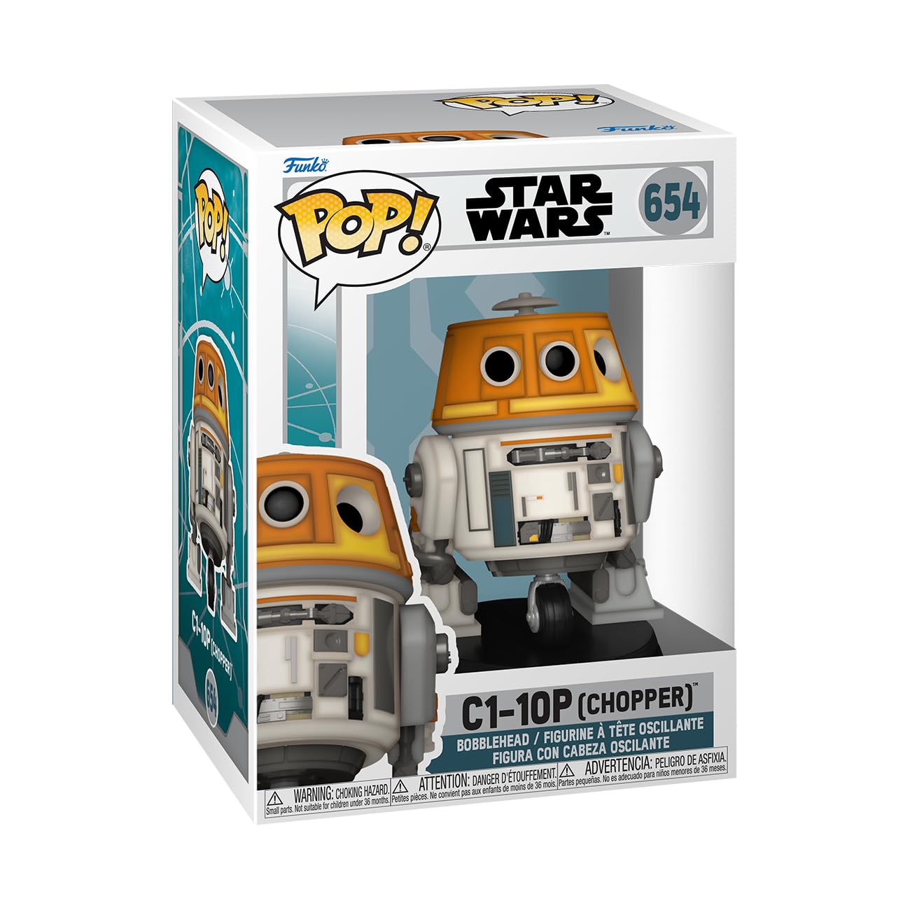Foto 2 pulgar | Figura De Vinilo Coleccionable Funko Pop! Star Wars Ahsoka Tv - Venta Internacional.