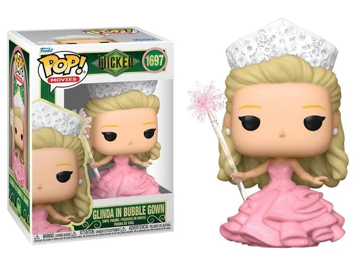 Foto 3 pulgar | Figura De Vinilo Pop Movies: Wicked - Glinda En Vestido De Burbuja - Venta Internacional.