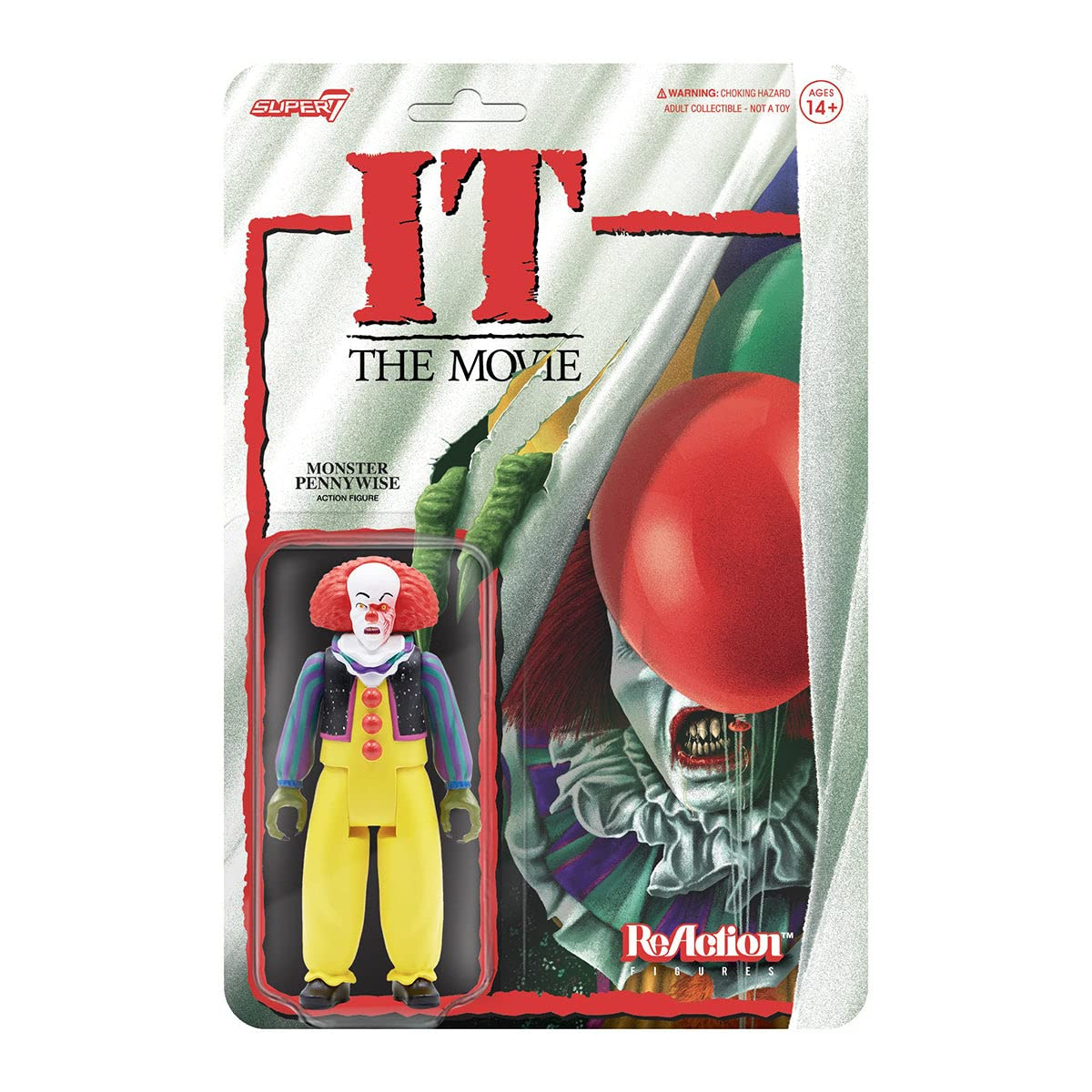Super7 Reaction: It - Pennywise Monstruo