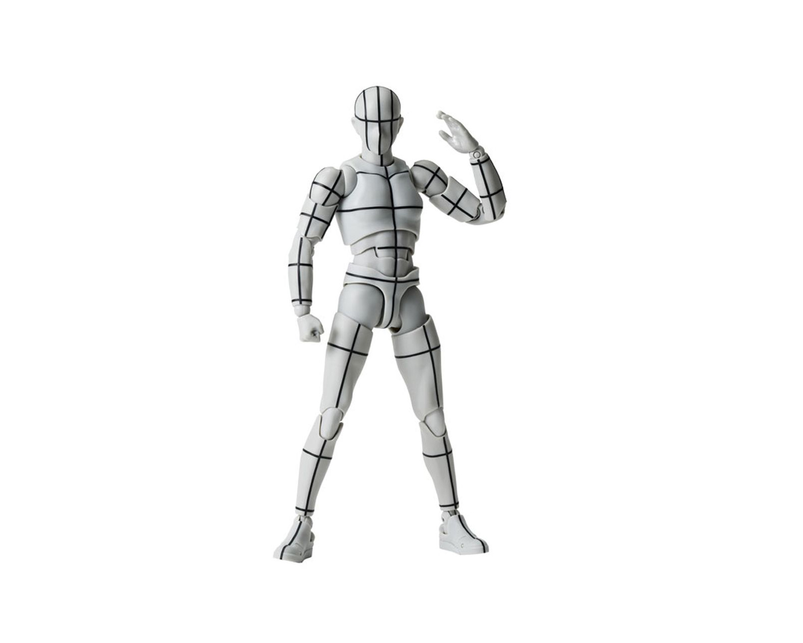Foto 2 pulgar | Sh Figuarts Body-kun Sports Edition Wire Frame Gray Color