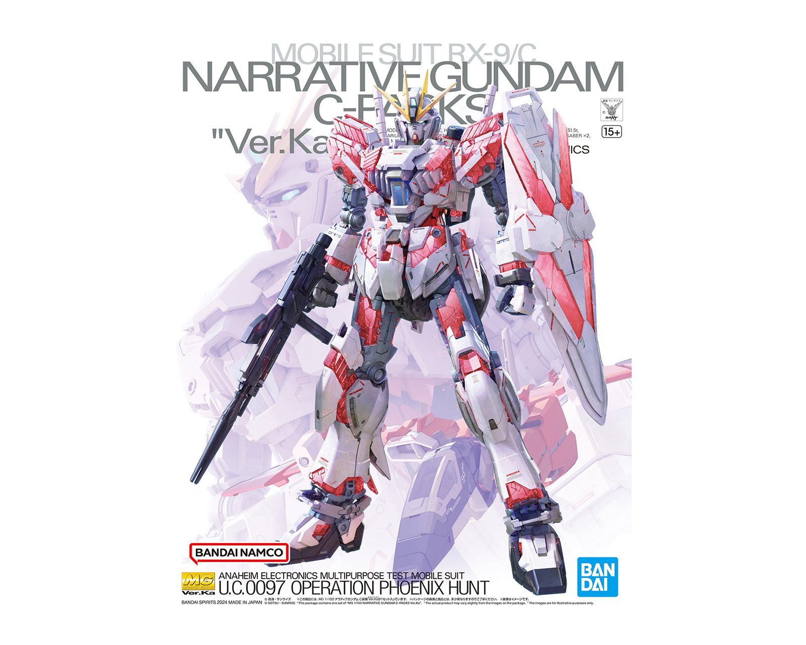 Foto 4 pulgar | Bandai Model Kit 1/100 Mg Narrative Gundam C-packs Ver. Ka