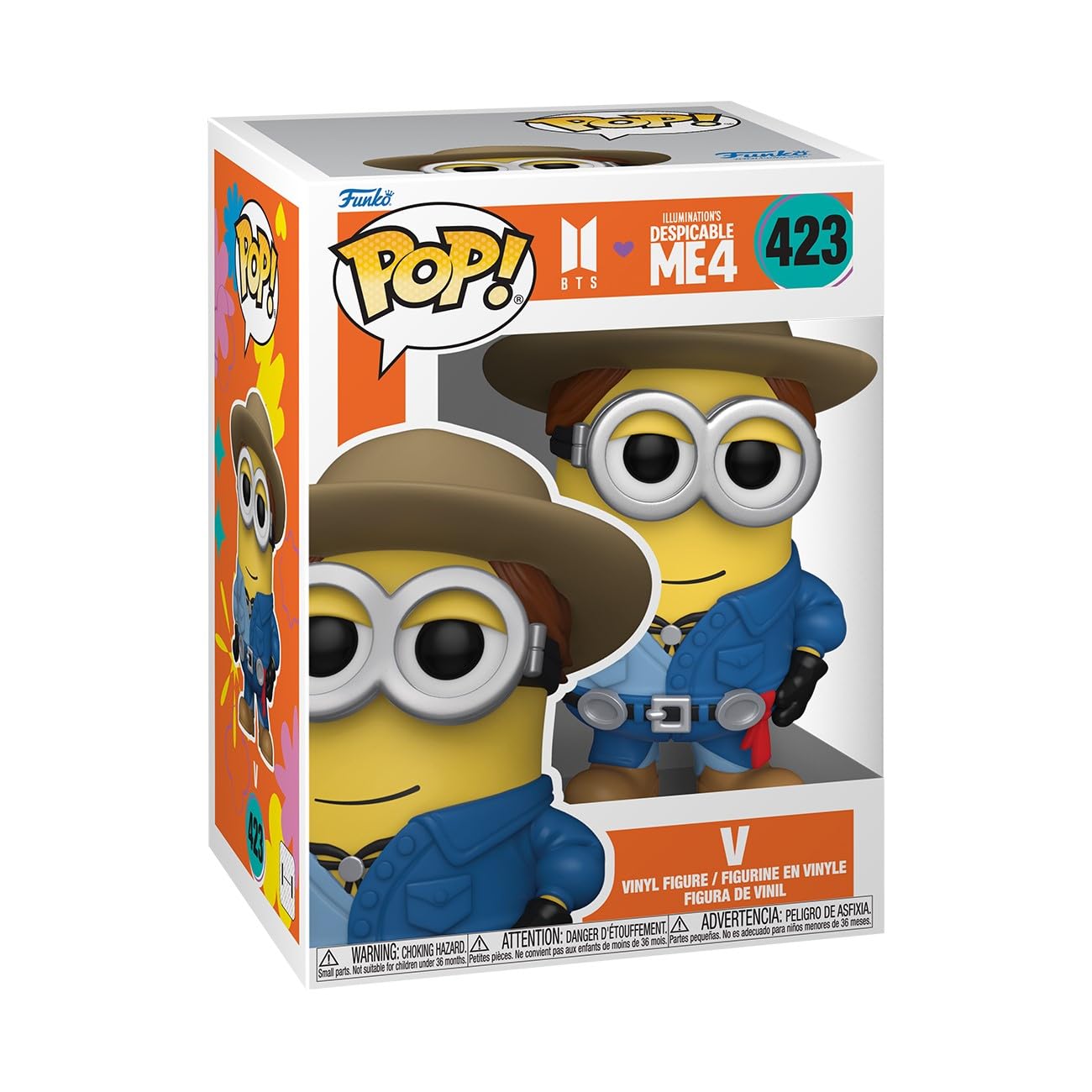 Figura De Vinilo Funko Pop! Rocks Minions X Bts V De 11,3 Cm De Altura - Venta Internacional.