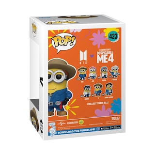 Foto 3 | Figura De Vinilo Funko Pop! Rocks Minions X Bts V De 11,3 Cm De Altura - Venta Internacional.