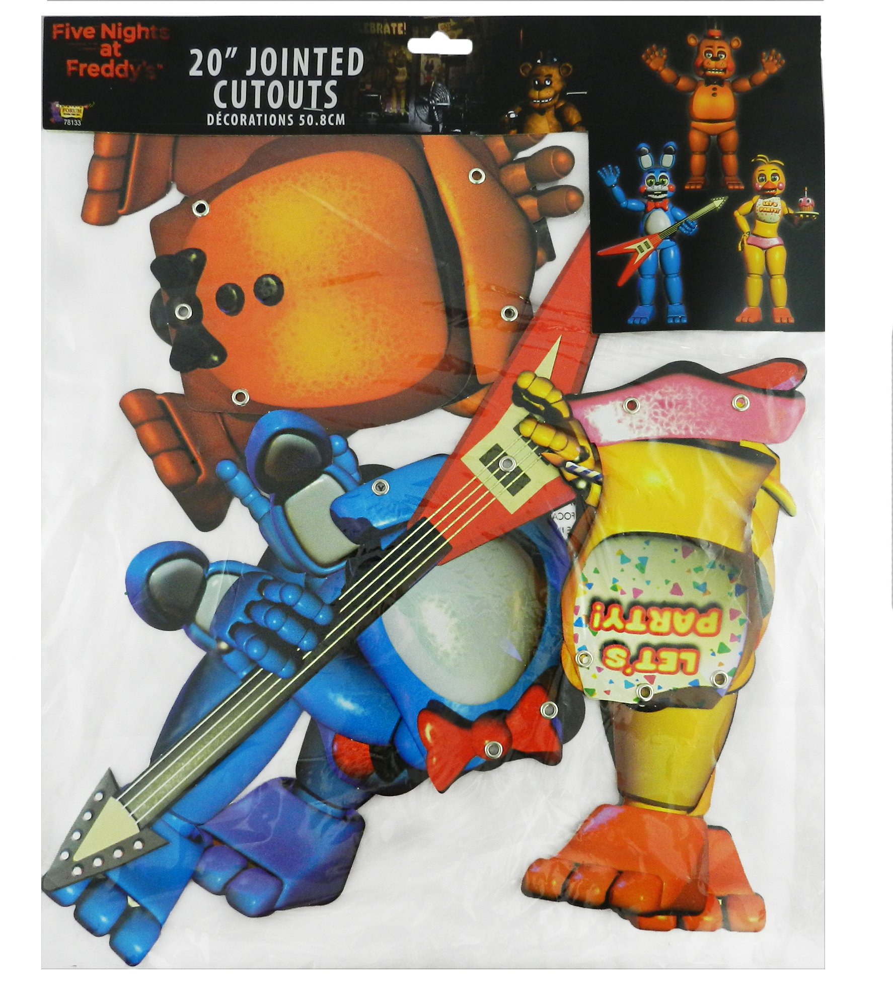 Foto 3 pulgar | Recortes Decorativos De Rubie's Forum Five Nights At Freddy's - Venta Internacional.