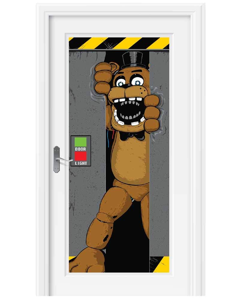 Cubierta Decorativa Para Puerta Rubie's Five Nights At Freddy's, 30 X 60 Cm - Venta Internacional.