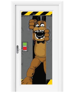 Foto 1 | Cubierta Decorativa Para Puerta Rubie's Five Nights At Freddy's, 30 X 60 Cm - Venta Internacional.
