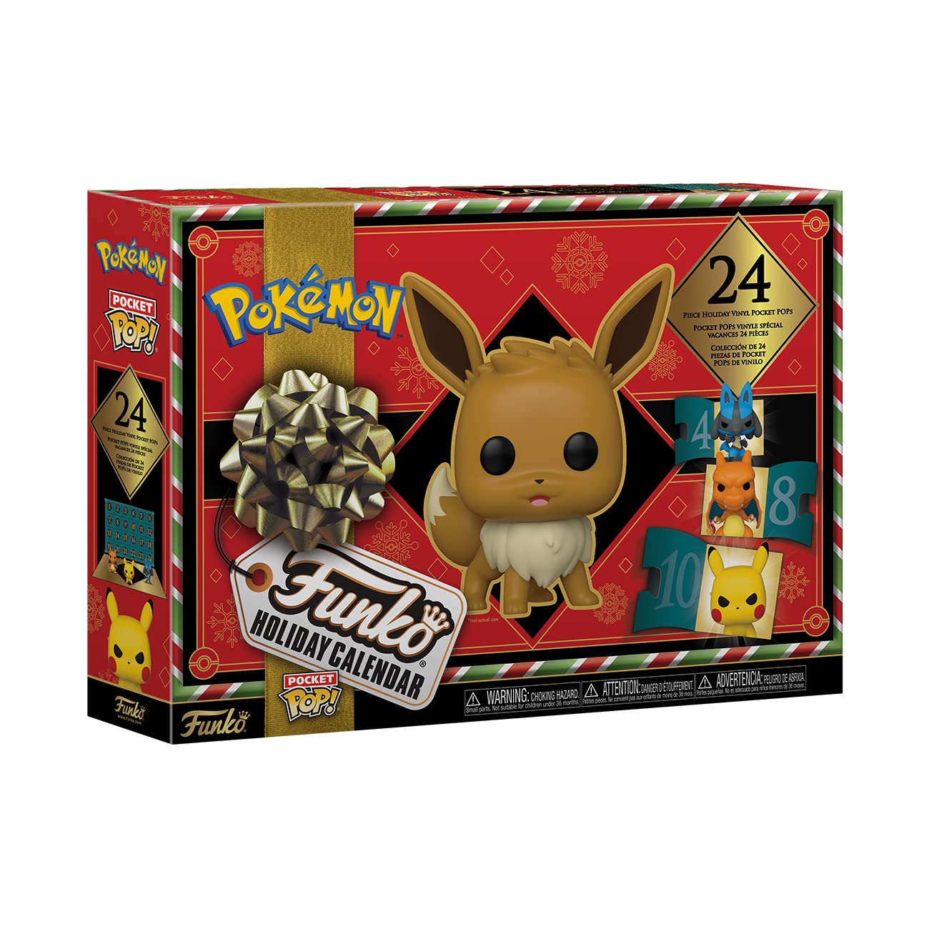 Foto 2 pulgar | Calendario De Adviento Funko Pop! ¡pokémon Con 24 Pocket Pop! ¿figuras - Venta Internacional.