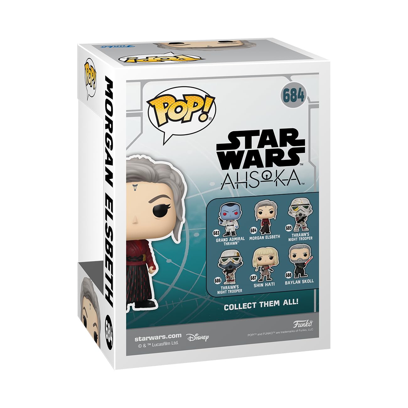 Foto 4 pulgar | Funko Pop Star Wars Ahsoka Morgan Elsbeth 10,5 Cm - Venta Internacional.