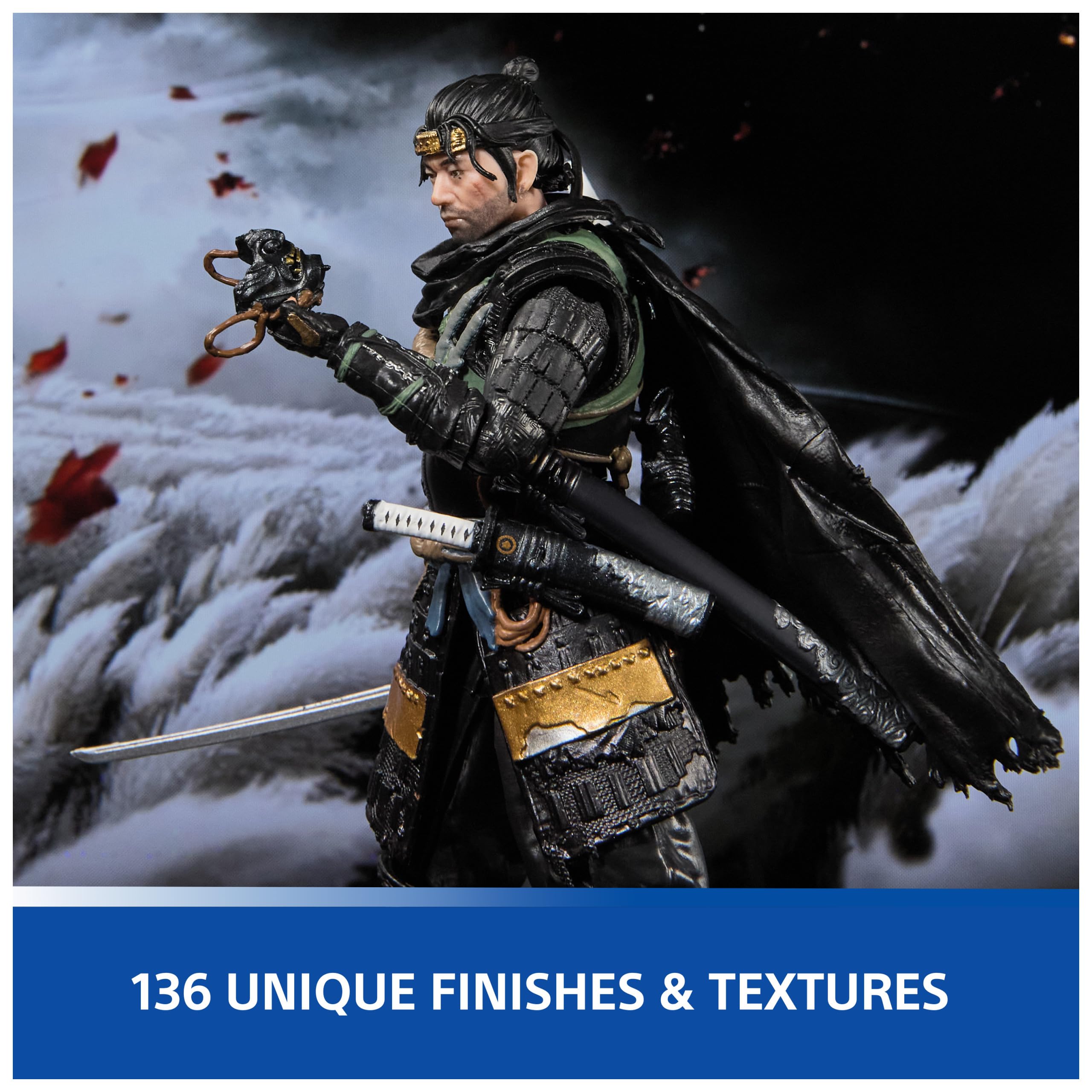 Foto 5 | Figura De Acción Playstation Ghost Of Tsushima Jin Sakai 6'' - Venta Internacional.