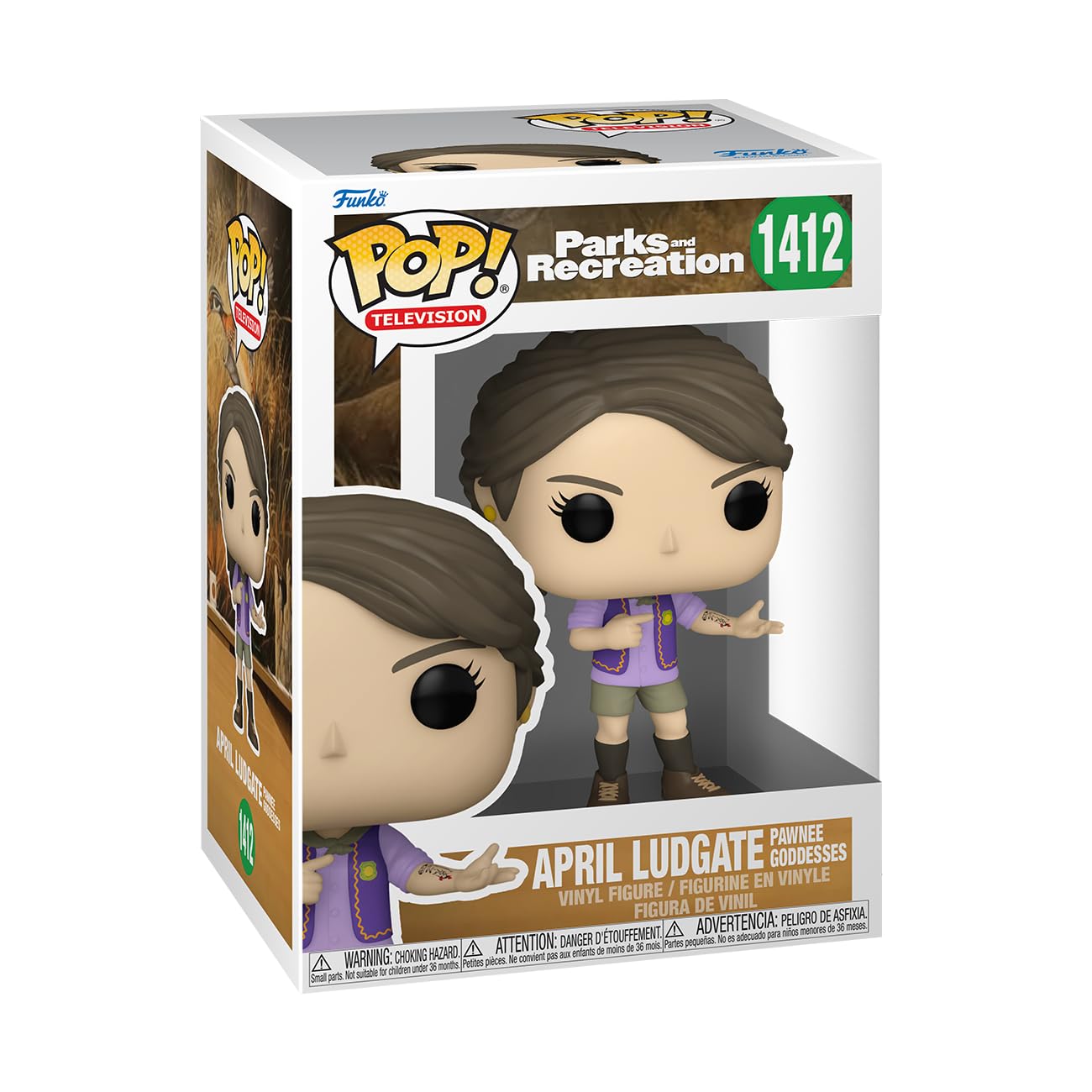 Foto 2 pulgar | ¡funko Pop! Parques De Televisión Y Recreación: April Ludgate Pawnee Goddesses - Venta Internacional.