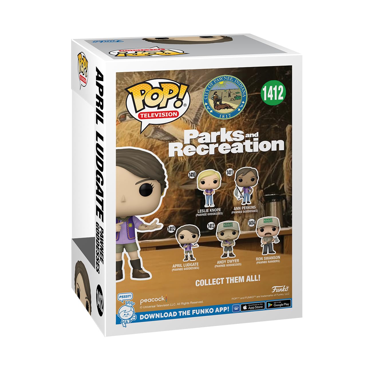 Foto 4 pulgar | ¡funko Pop! Parques De Televisión Y Recreación: April Ludgate Pawnee Goddesses - Venta Internacional.