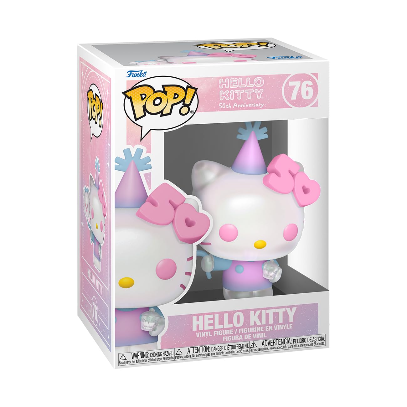 Foto 2 pulgar | Figura De Acción Funko Pop! 50 Aniversario De Sanrio Hello Kitty - Venta Internacional.
