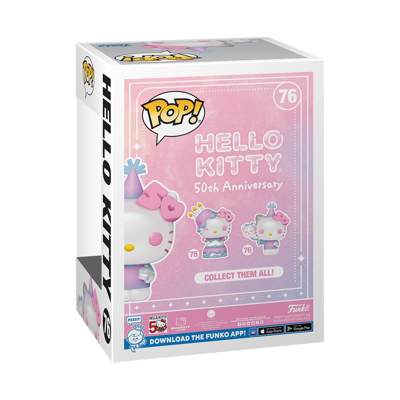 Foto 4 pulgar | Figura De Acción Funko Pop! 50 Aniversario De Sanrio Hello Kitty - Venta Internacional.