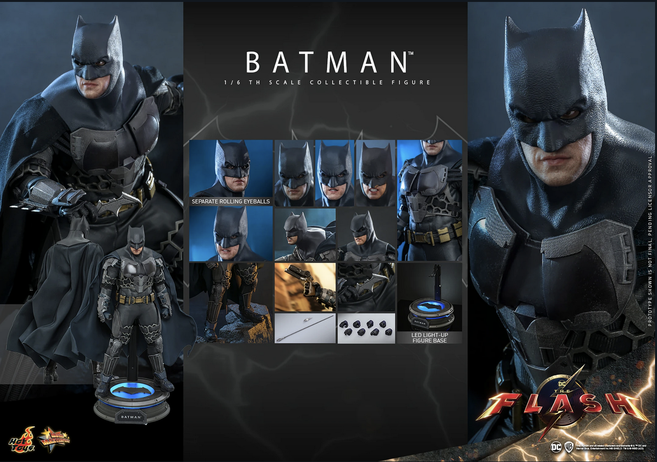 Foto 3 pulgar | The Batman 1/6 Dc The Flash Hot Toys