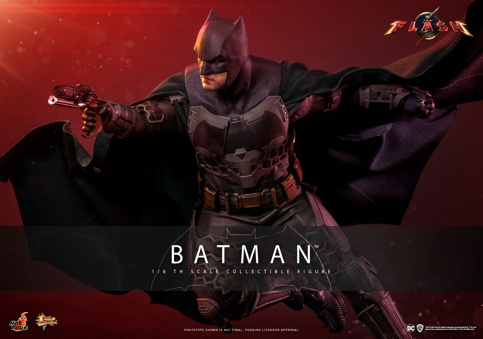 Foto 4 pulgar | The Batman 1/6 Dc The Flash Hot Toys