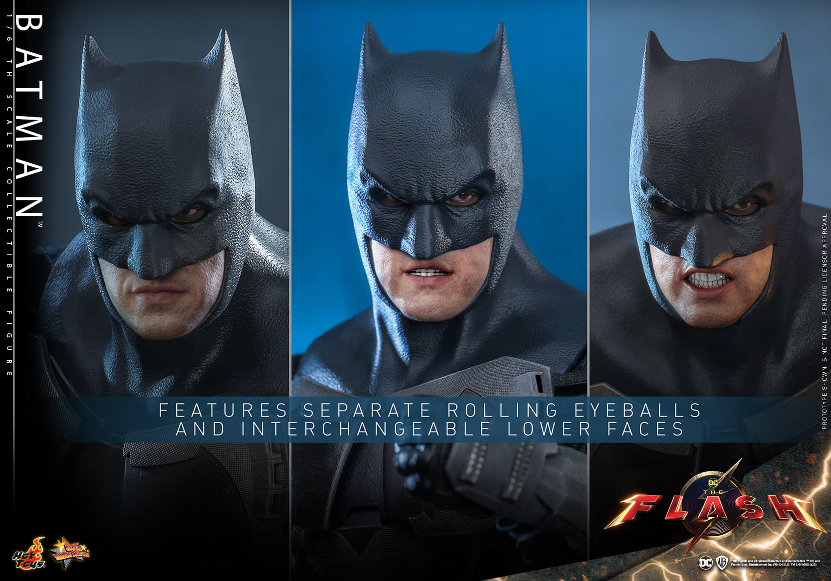 Foto 7 pulgar | The Batman 1/6 Dc The Flash Hot Toys