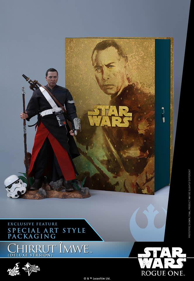 Foto 5 pulgar | Chirrut Imwe Deluxe 1/6 Star Wars Rogue One Hot Toys